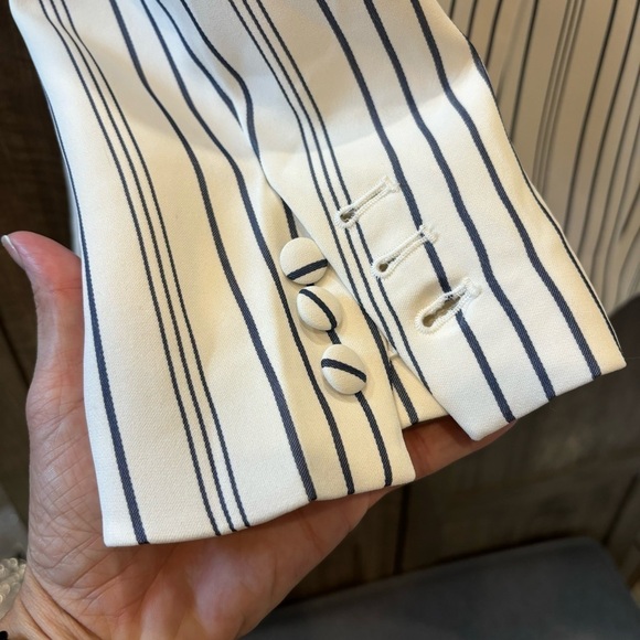 Frame True Blazer Off White Striped - Picture 7 of 11